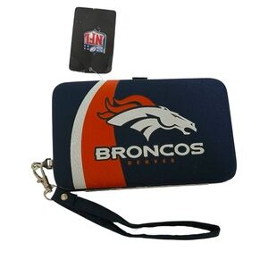 Denver Broncos NFL Wristlet Wallet Little Earth Productions New With Tags